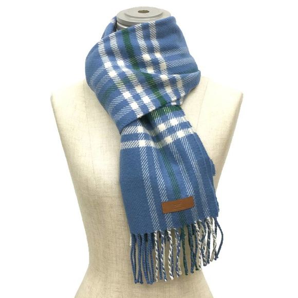 HERMES Blue Scarf - Picture 2 of 3